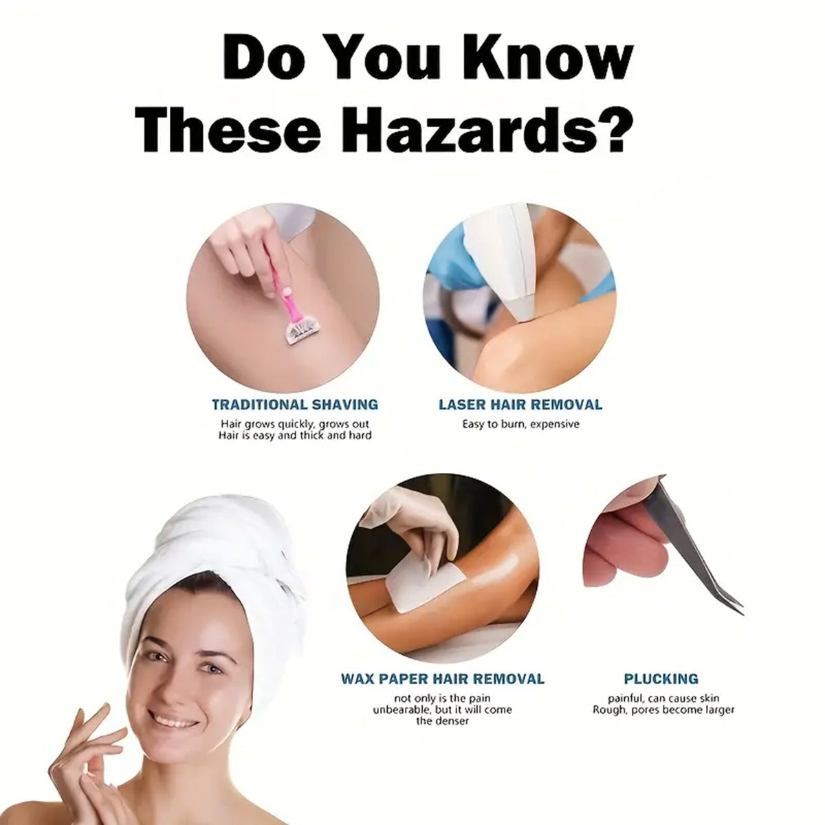 Painless Physical Hair Removal Epilators