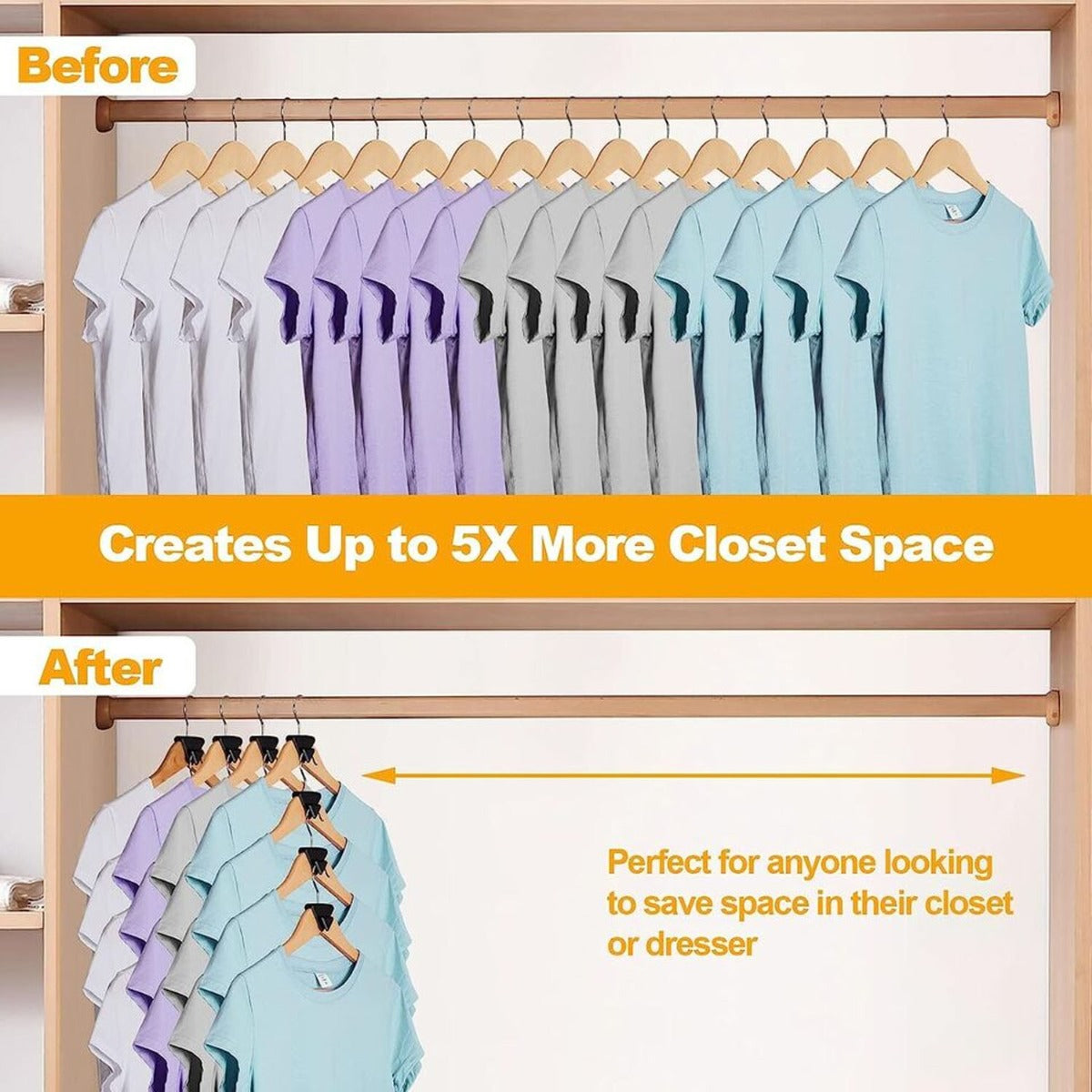 18PCS Clothes Hanger Connector Hooks