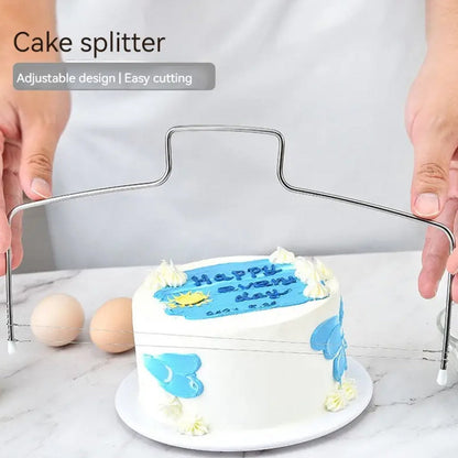 2-Wire Layer Cake Cutter Slicer Leveler