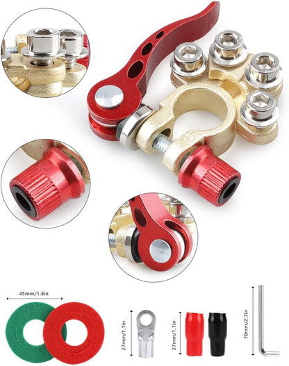 2 PCS, Car battery terminal connectors