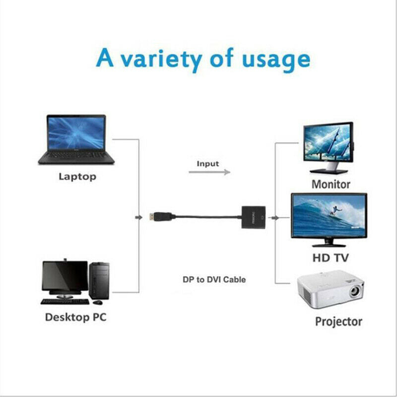 Display Port to DVI adaptor