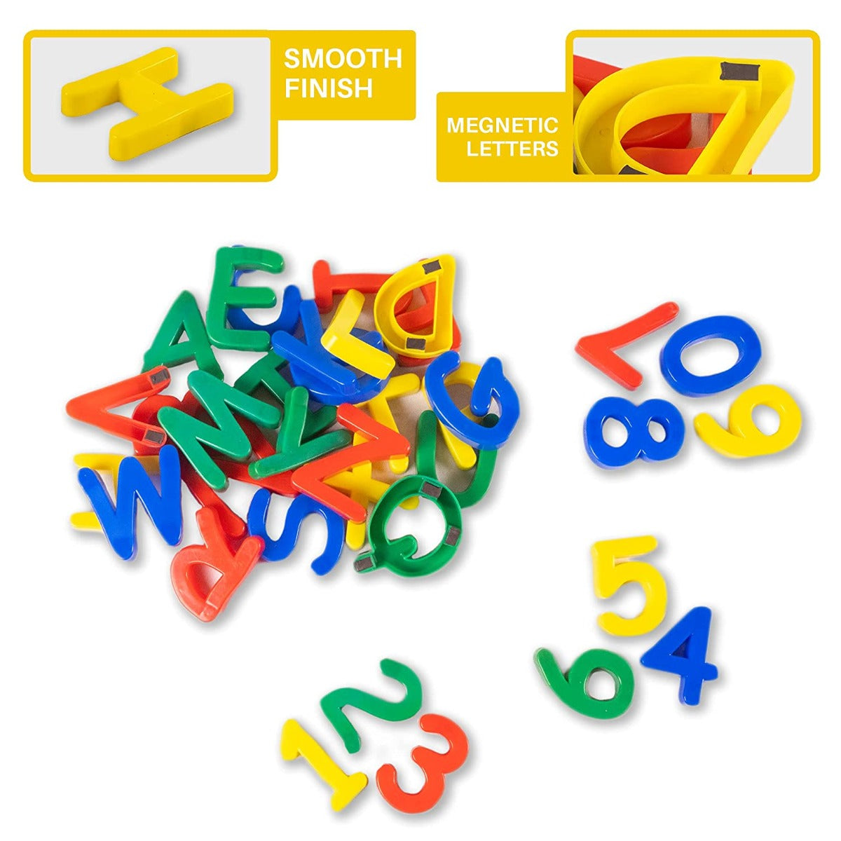 Jumbo Magnetic Alphabet and Numbers for Kids