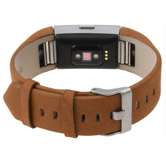 Leather band For Fitness Tracker -Brown