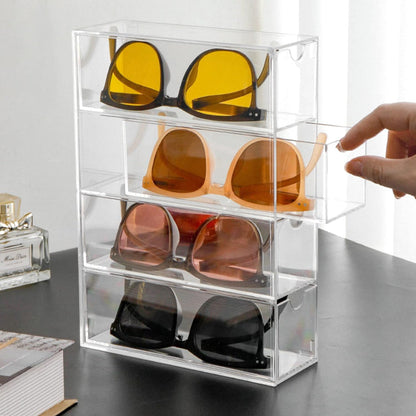 1Pcs Multi-Layer Sunglasses Organizer Rack Plastic storage