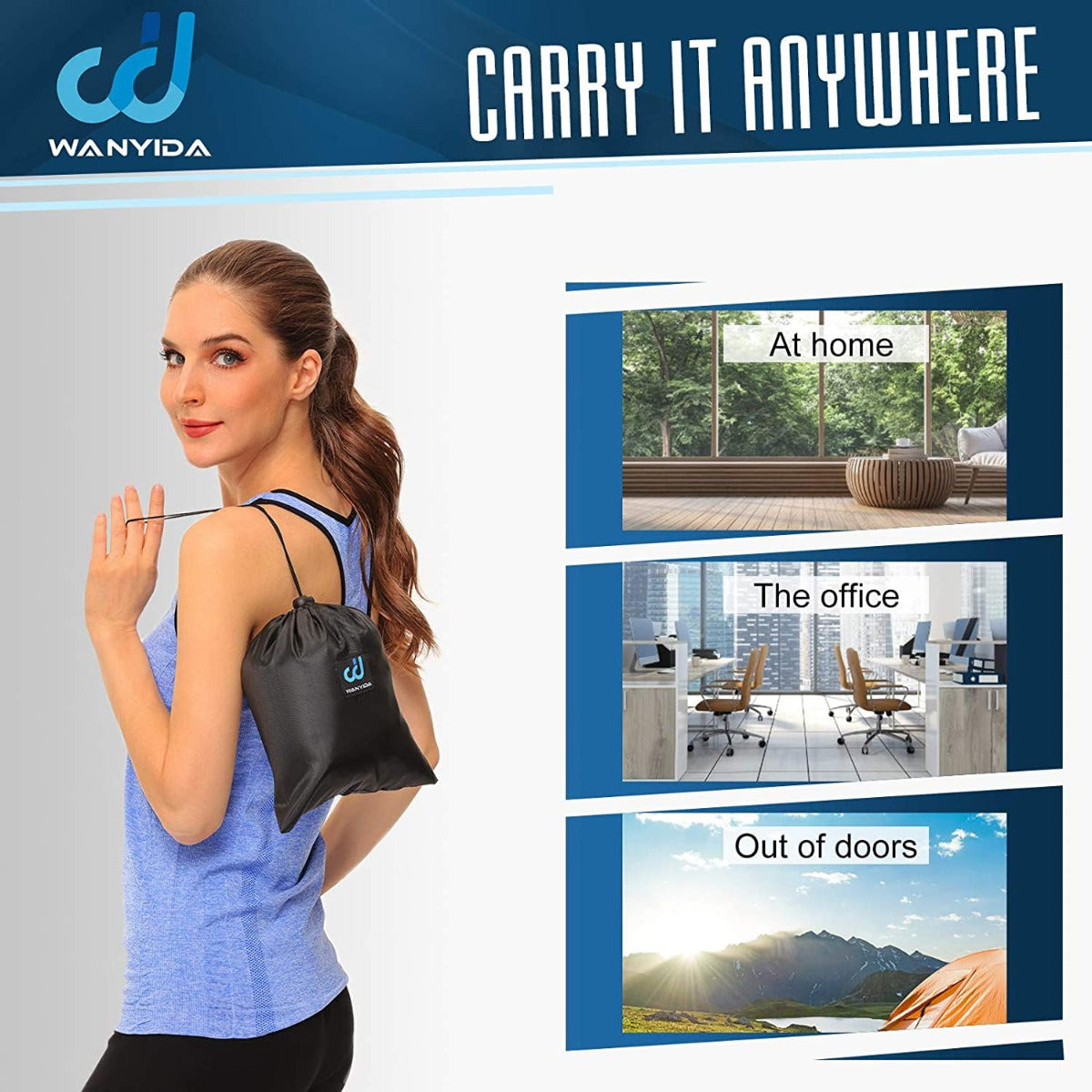 Foot and Calf Stretching Strap with Foot Cradle