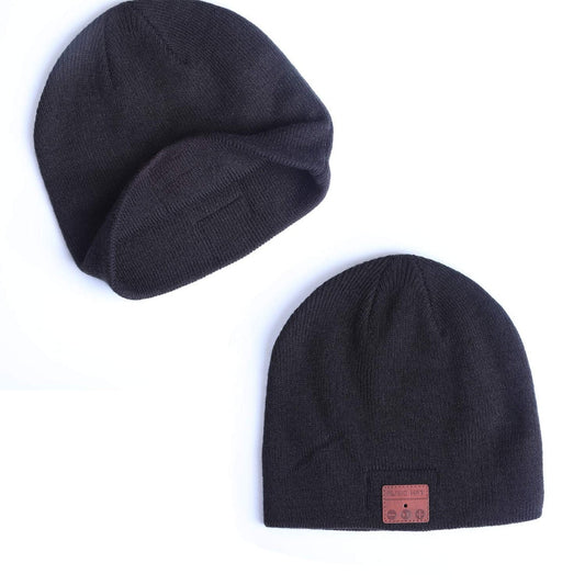 Wireless BT Earmuffs Woolen Hat
