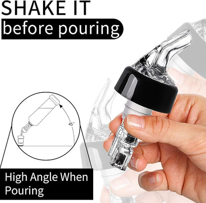 6pcs Wine Pourers with Flip Top