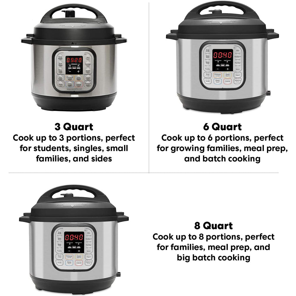 6 Quart Duo 7-in-1 Electric Pressure Cooker