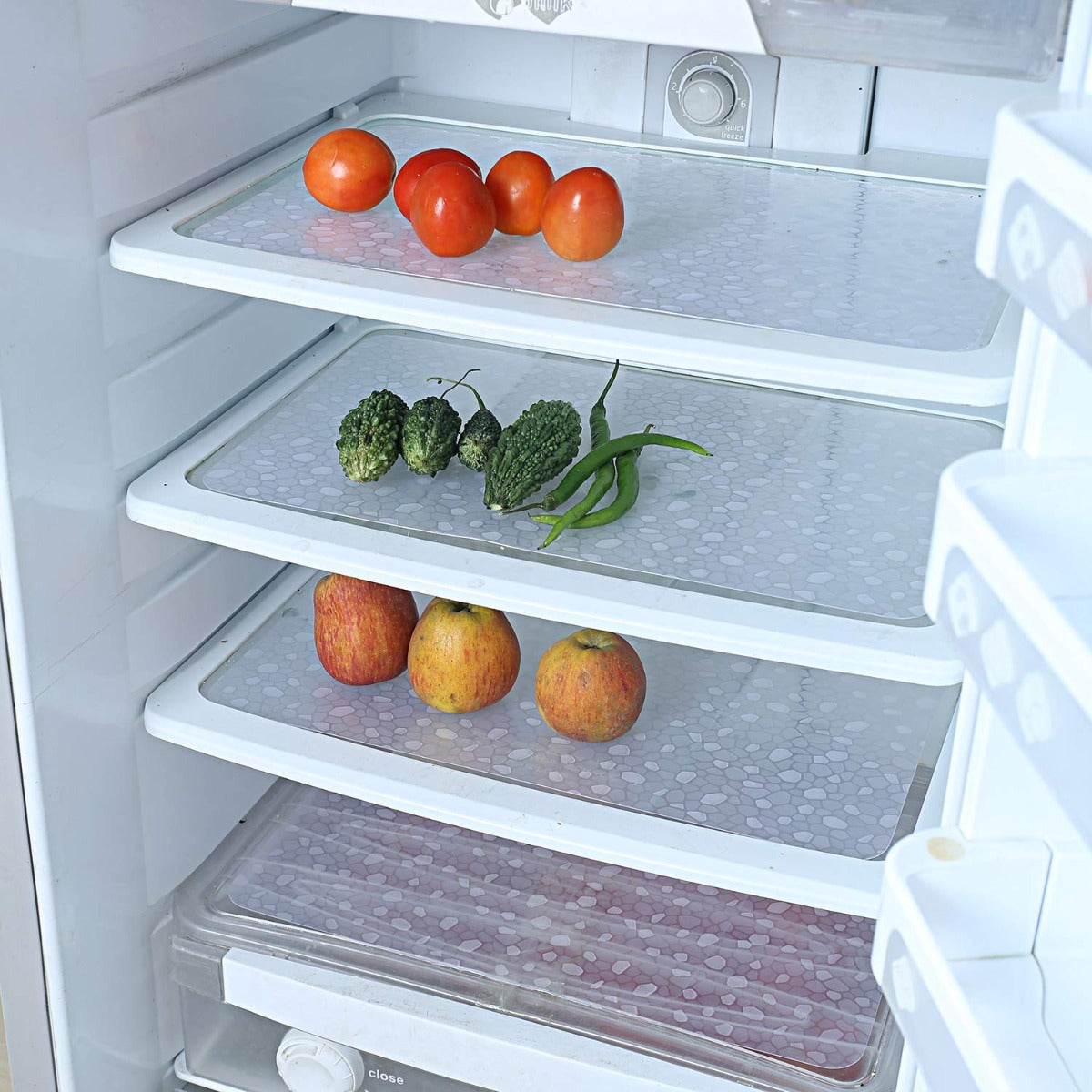 Refrigerator Drawer Mat Set