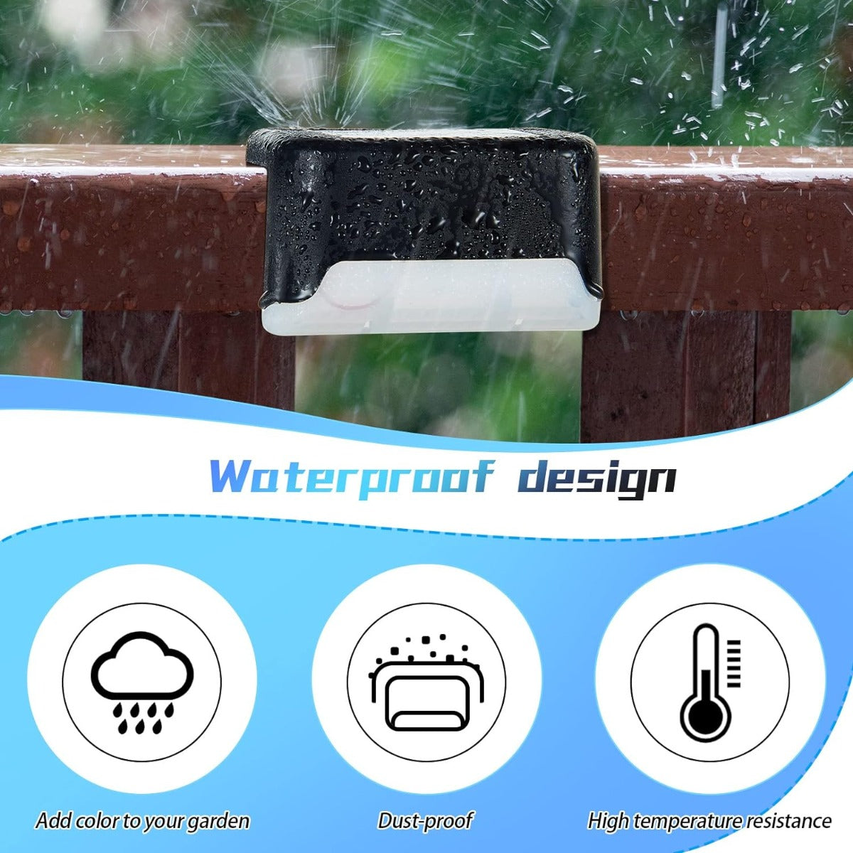 Outdoor Waterproof Solar Deck Lights