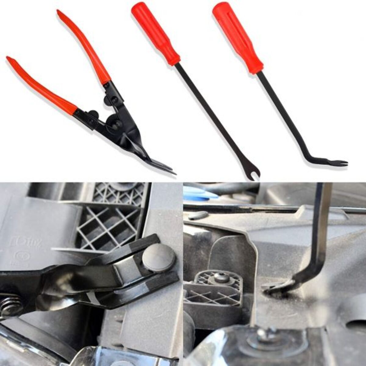 200 Pcs Auto Trim & Panel Removal Tool Kit with Retainer Clips