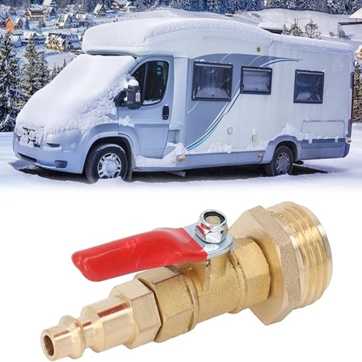 RV Water Hose Winterizing Adapter
