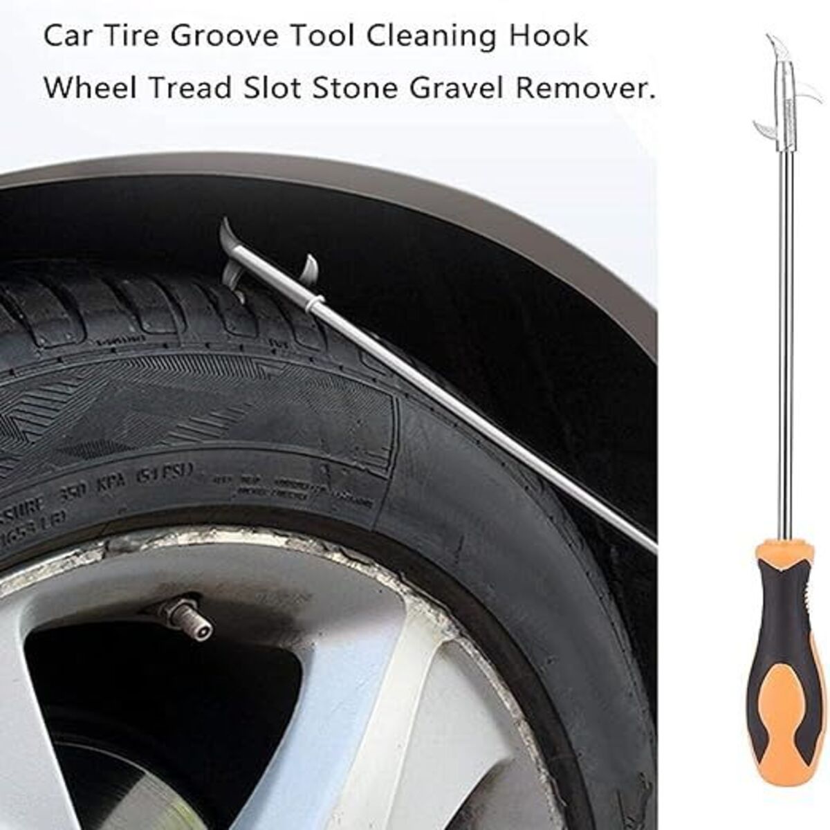 Glowick All Car and Bike Groove Slot Stones Removing Accessories
