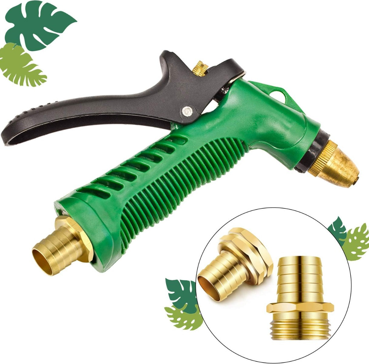 Garden Hose Repair Connector With Clamps