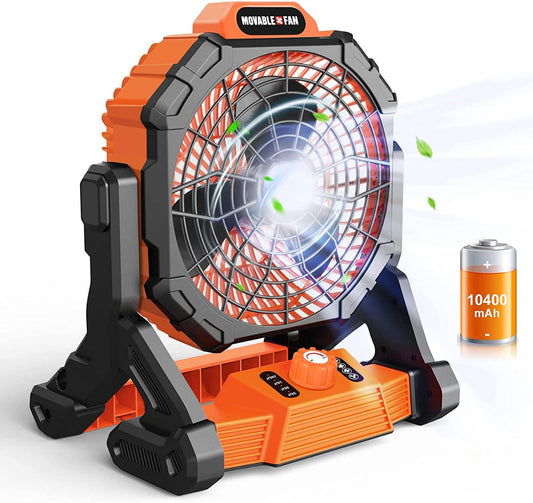 Rechargeable Fan with Light