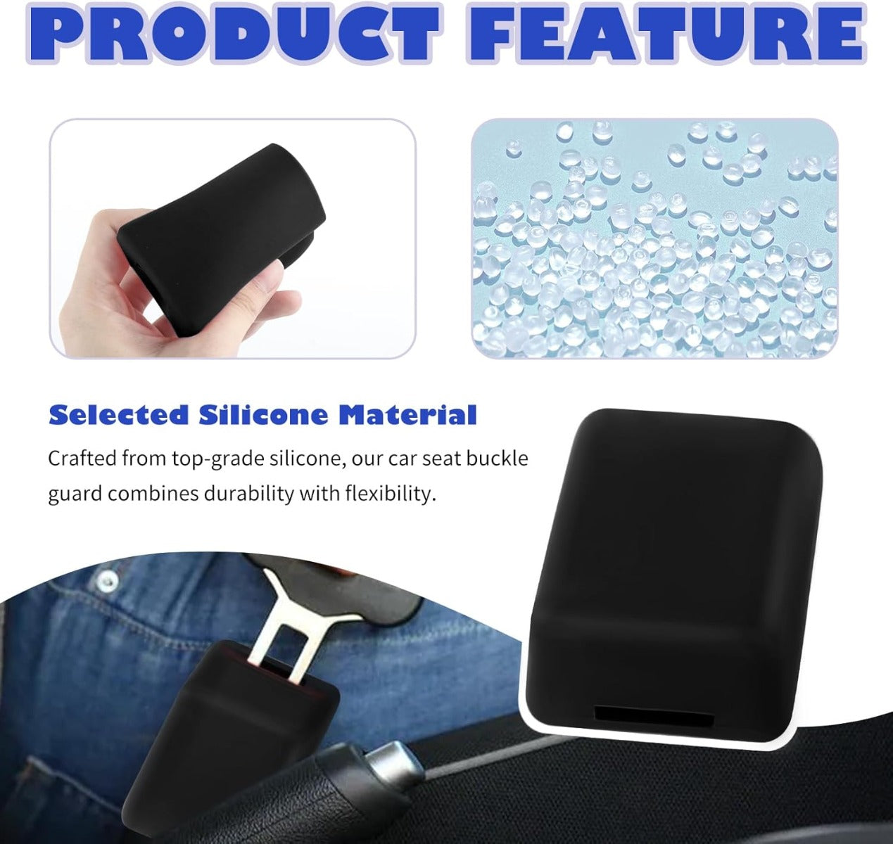 Car Seat Belt Socket Cover Universal