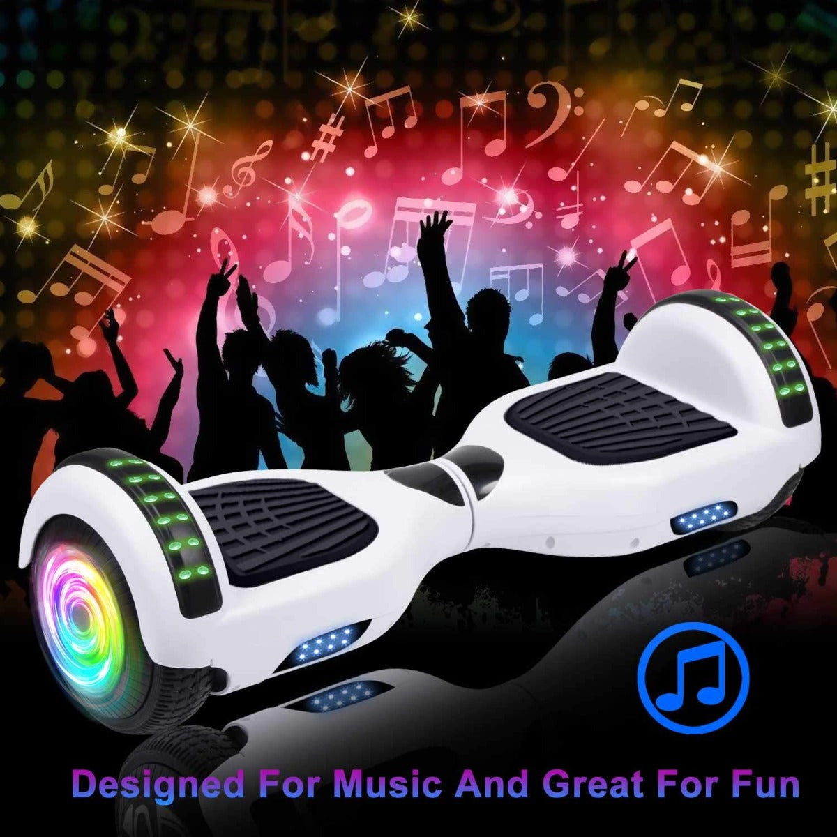 6.5" Hoverboard with Bluetooth & Colorful Lights