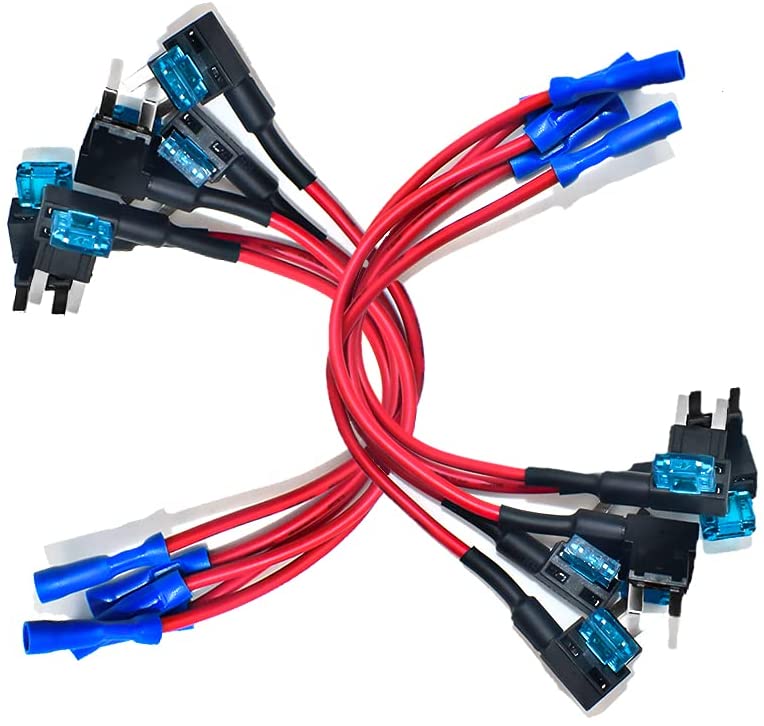 12V Fuse Holder Add-a-Circuit Fuse TAP Adapter