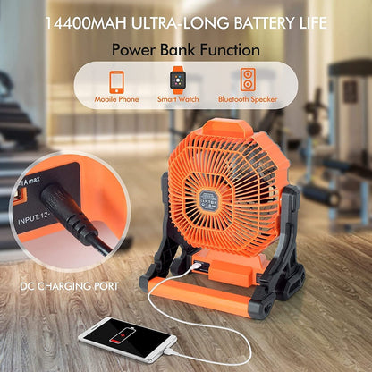 Rechargeable Fan with Light