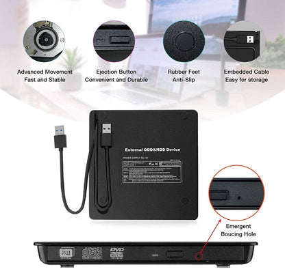 USB 3.0 External CD/DVD-RW Drive