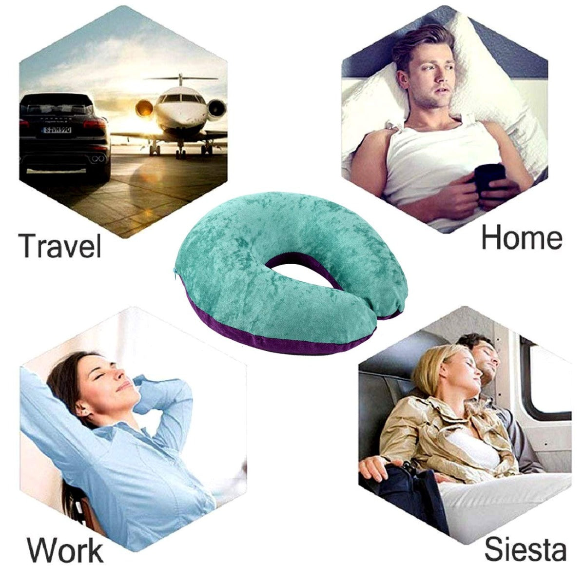 U-Shaped Neck Rest Pillow for Travel