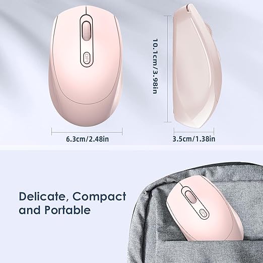 Wireless Bluetooth Mouse - Pink