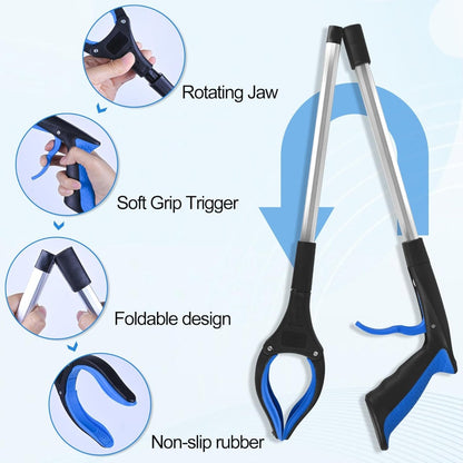 Grabber Reacher Tool With Rotating Arm