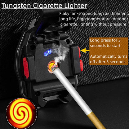 Cigarette Lighter Multifunctional Portable Key Chain Working Light