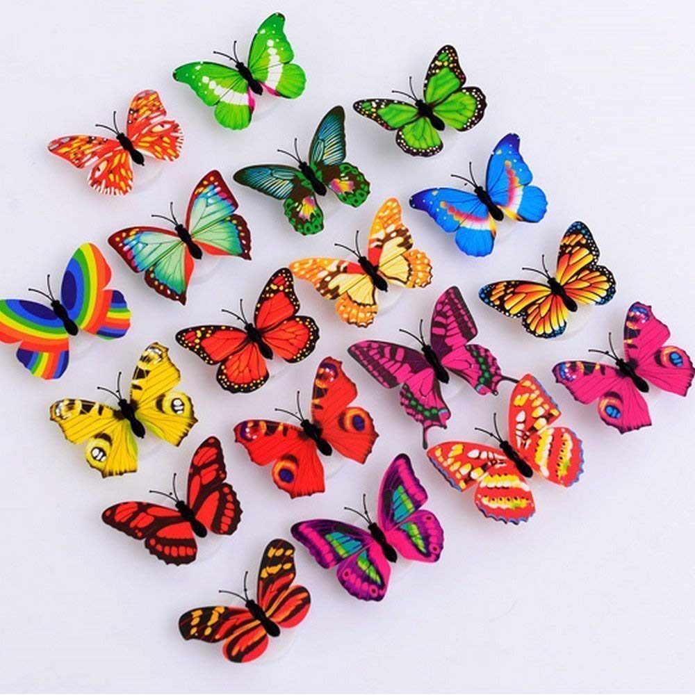 10 PCS LED Butterfly Light