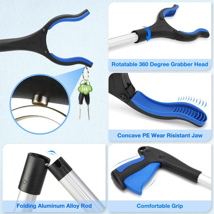 Grabber Reacher Tool With Rotating Arm