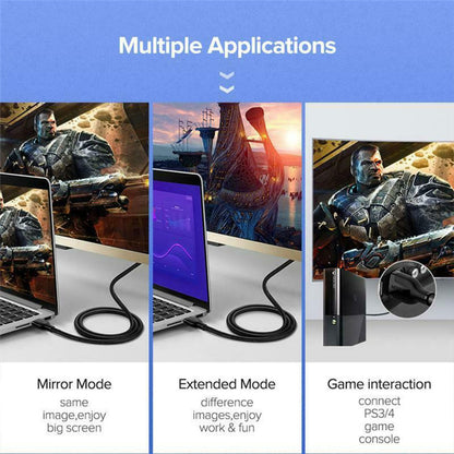 4K HDTV Cable 2.0 High Speed, 3 Meter