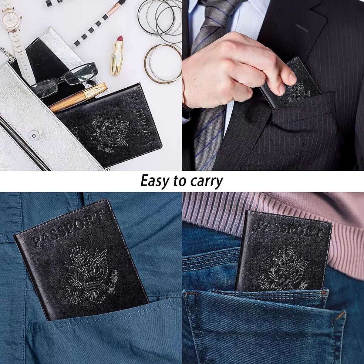 Passport Holder- Black