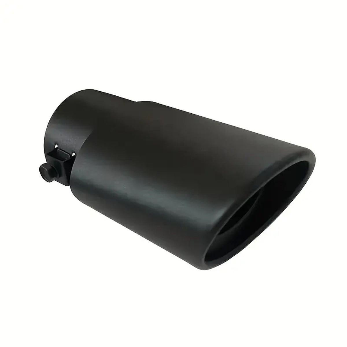 Black Universal Car Exhaust SS Tail Muffler Tip Pipe Car Vehicle Throat Exhaust System