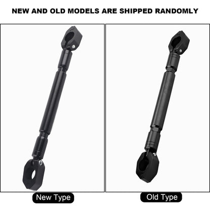 Motorcycle Modified Dragon Head Handlebar Crossbar, Multifunctional Balance Bracket Motorcycle Accessories BLACK