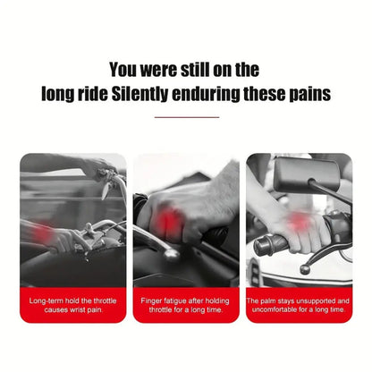 Universal Motorcycle Throlette Holder Cruise Assist Control Wrist Rest Accelerator Booster