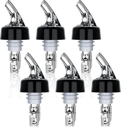 6pcs Wine Pourers with Flip Top