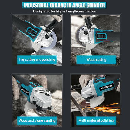 21V Brushless Cordless Angle Grinder