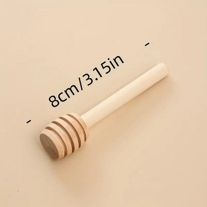 1 pcs Wooden Honey Dipper Stick