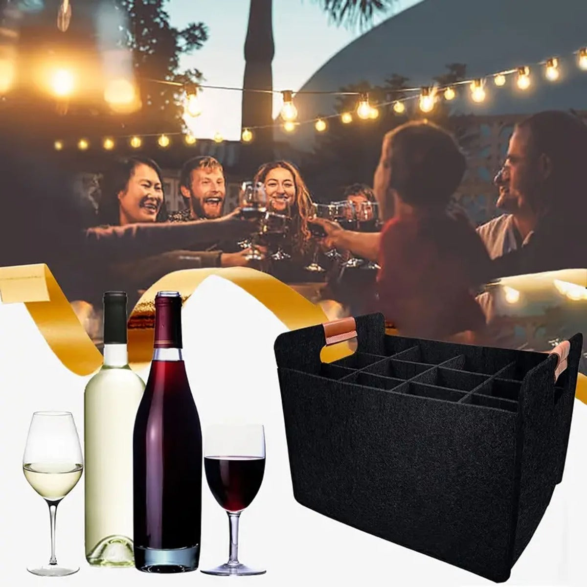 12 Bottles Wine Carrying Box