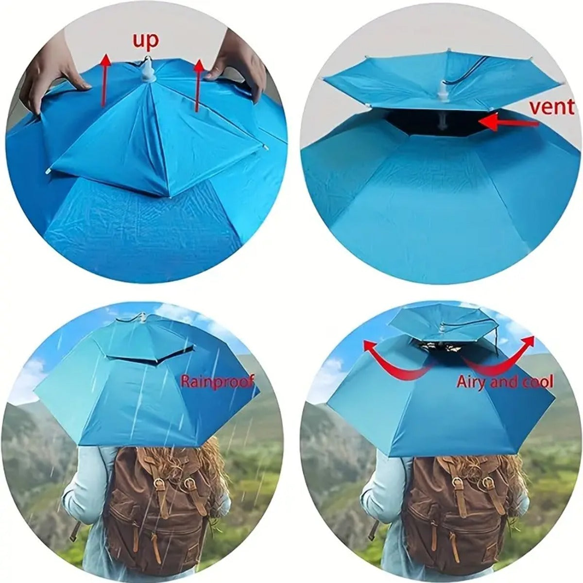 Waterproof Double Layer Umbrella