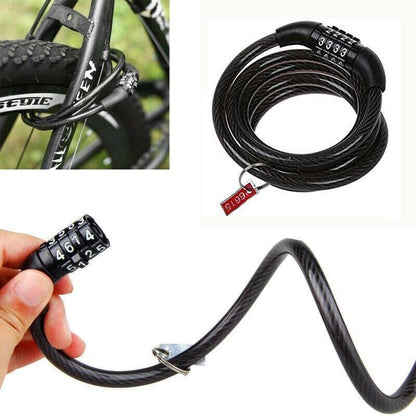 Bicycle Anti-Theft Lock with Steel Chain