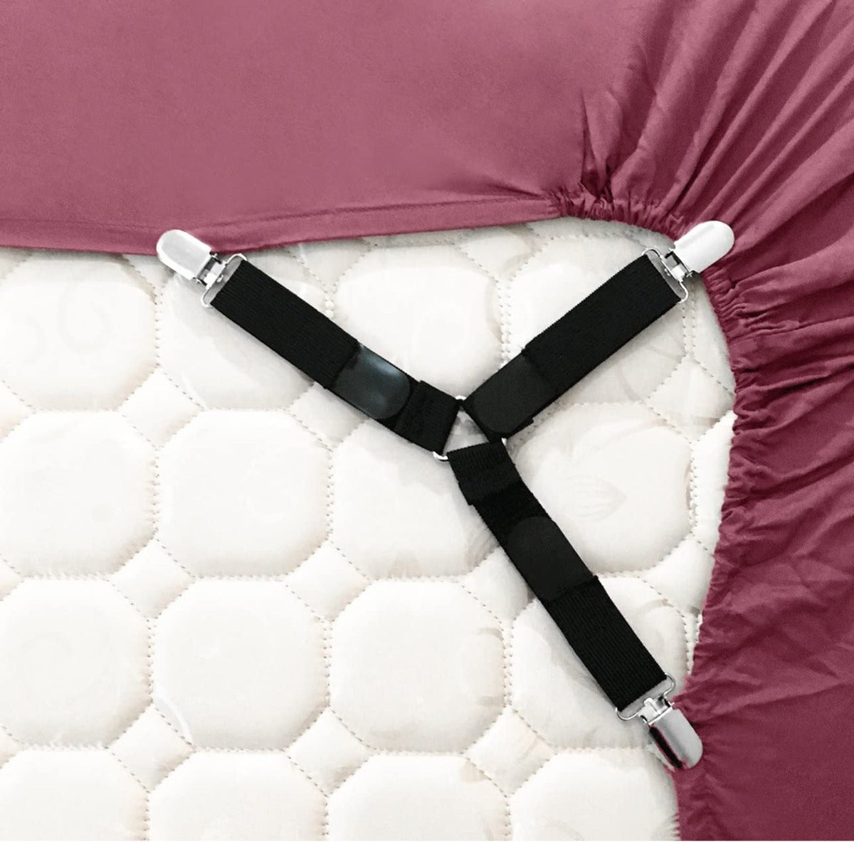 Triangle Bed Mattress Sheet Clip-Black