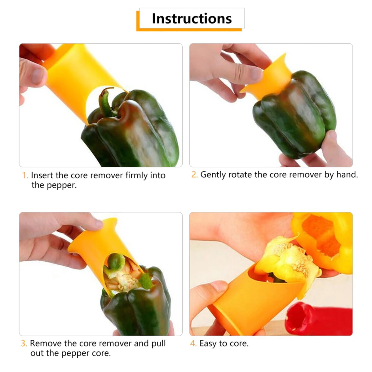 Nylon Pepper Corer
