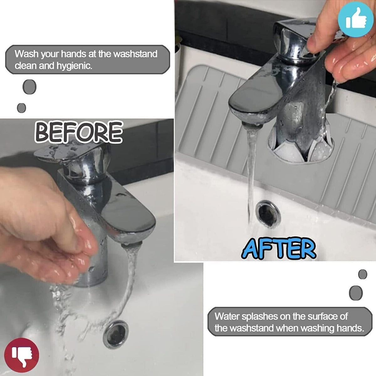 Silicone Faucet Drain Pad