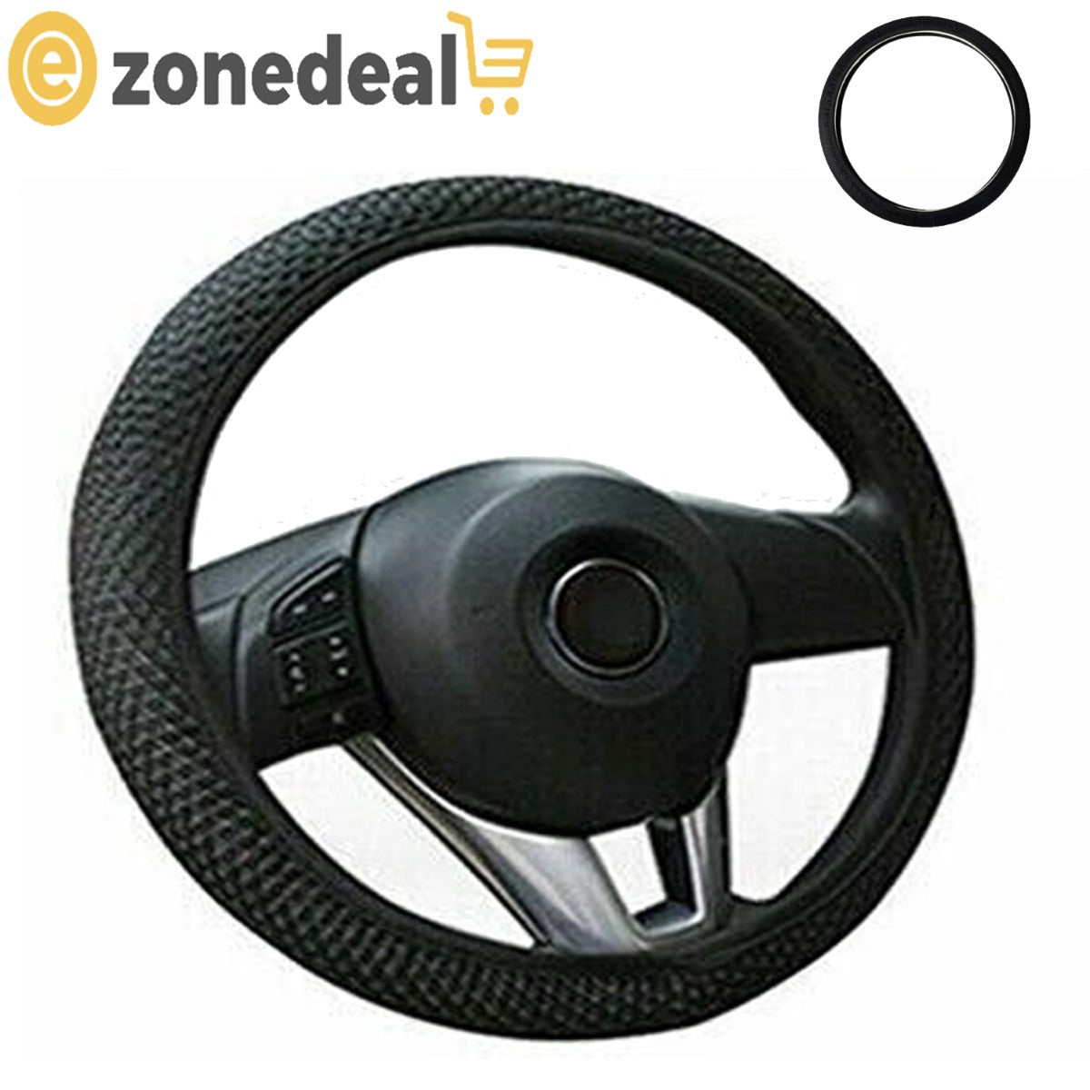 Leather Steering Wheel Cover