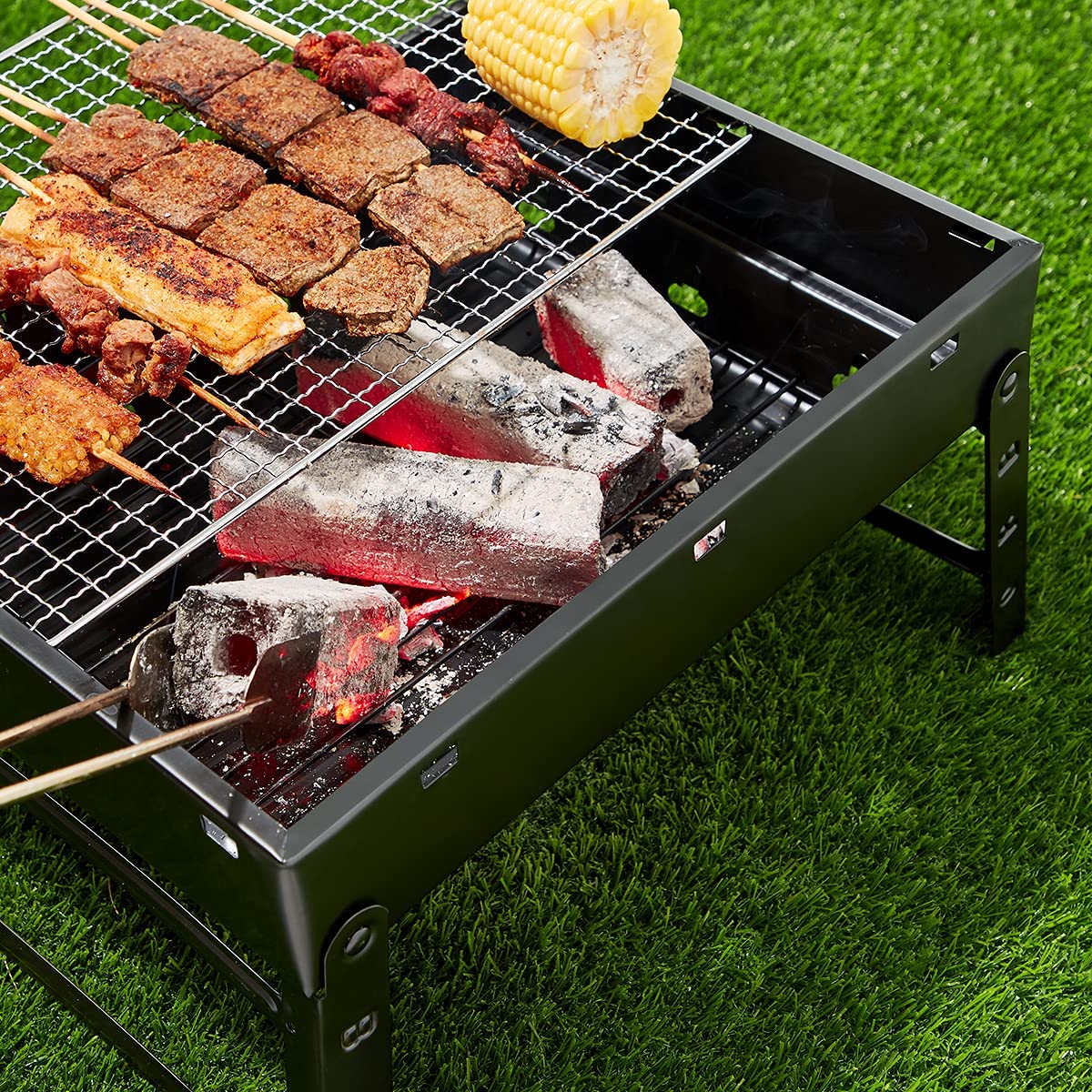 Portable BBQ Barbecue Grill Set
