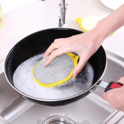 5PCS Double Side Dishwashing Sponge