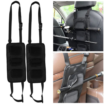 2 pcs / OPP Car Fishing Rod Holder & Straps - Perfect for Travel & Storage!