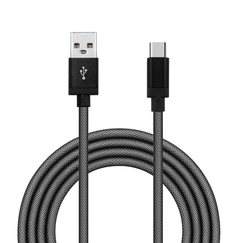 Type - C Fishing Net Braid Charging Cable
