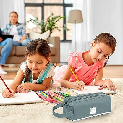 Pencil Case Pen Holder With Zipper Multi-purpose Bag